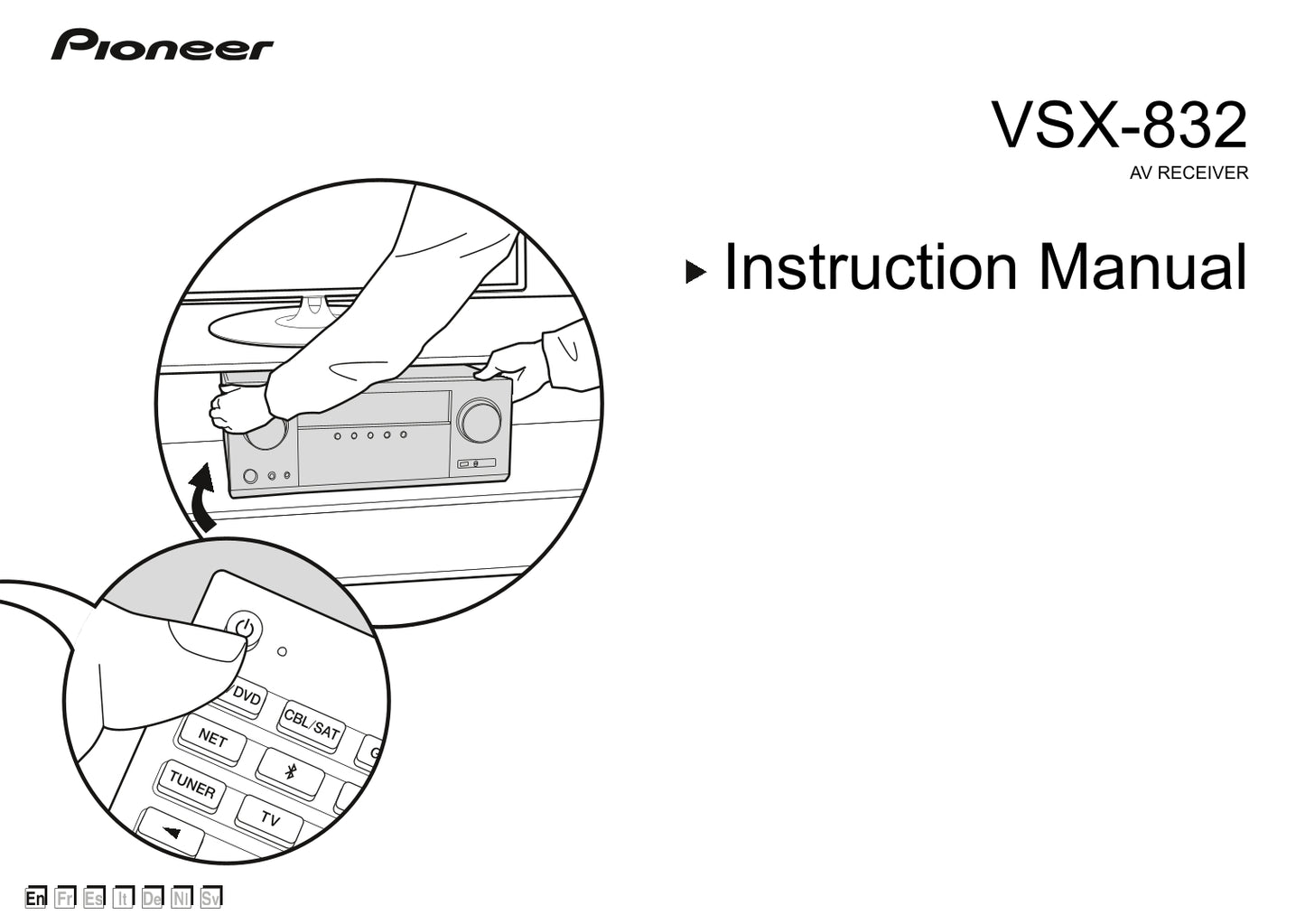 Pioneer VSX-832 Receiver Owner/ User Manual (Pages: 161)