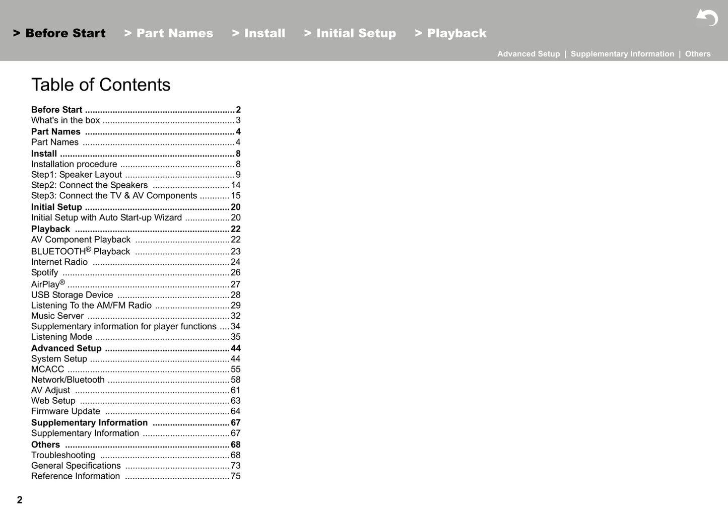 Pioneer VSX-832 Receiver Owner/ User Manual (Pages: 161)