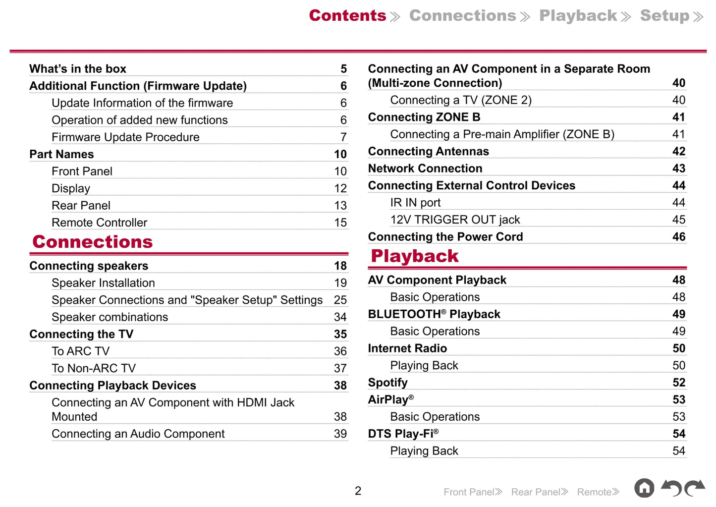 Pioneer VSX-LX104 Receiver Owner/ User Manual (Pages: 152)