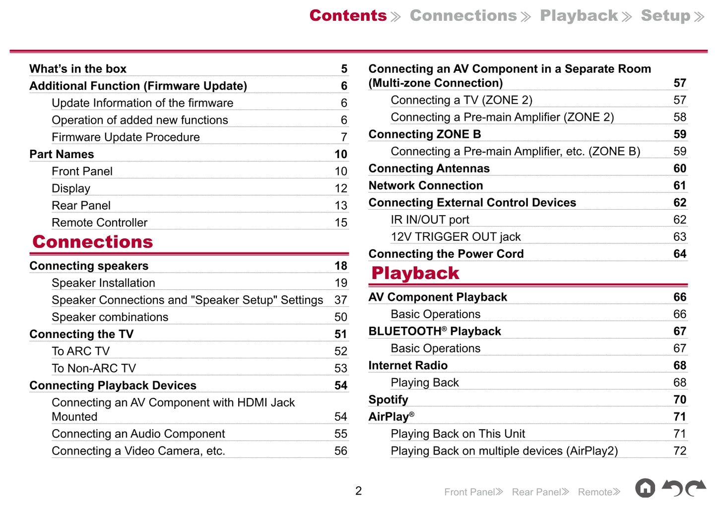 Pioneer VSX-LX304 Receiver Owner/ User Manual (Pages: 180)