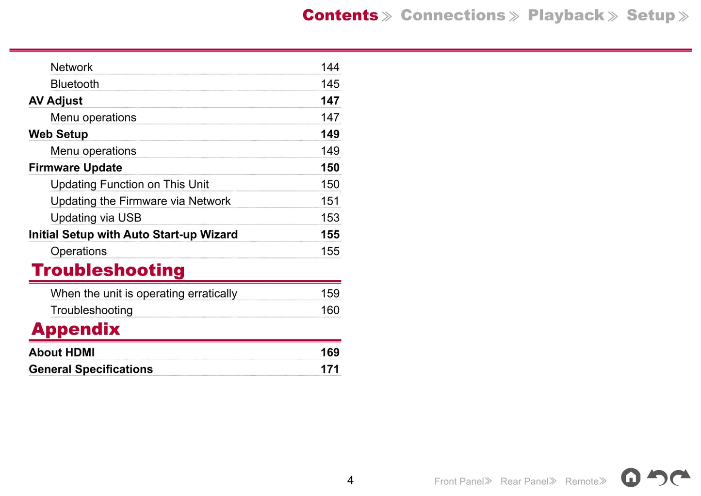Pioneer VSX-LX503 Receiver Owner/ User Manual (Pages: 174)