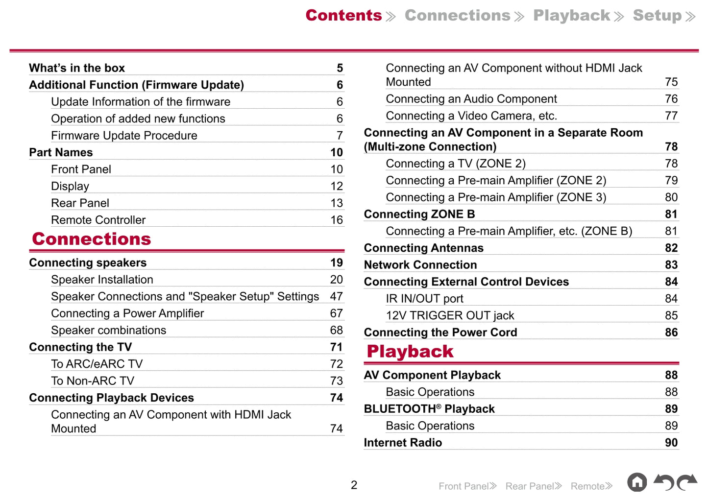 Pioneer VSX-LX504 Receiver Owner/ User Manual (Pages: 203)