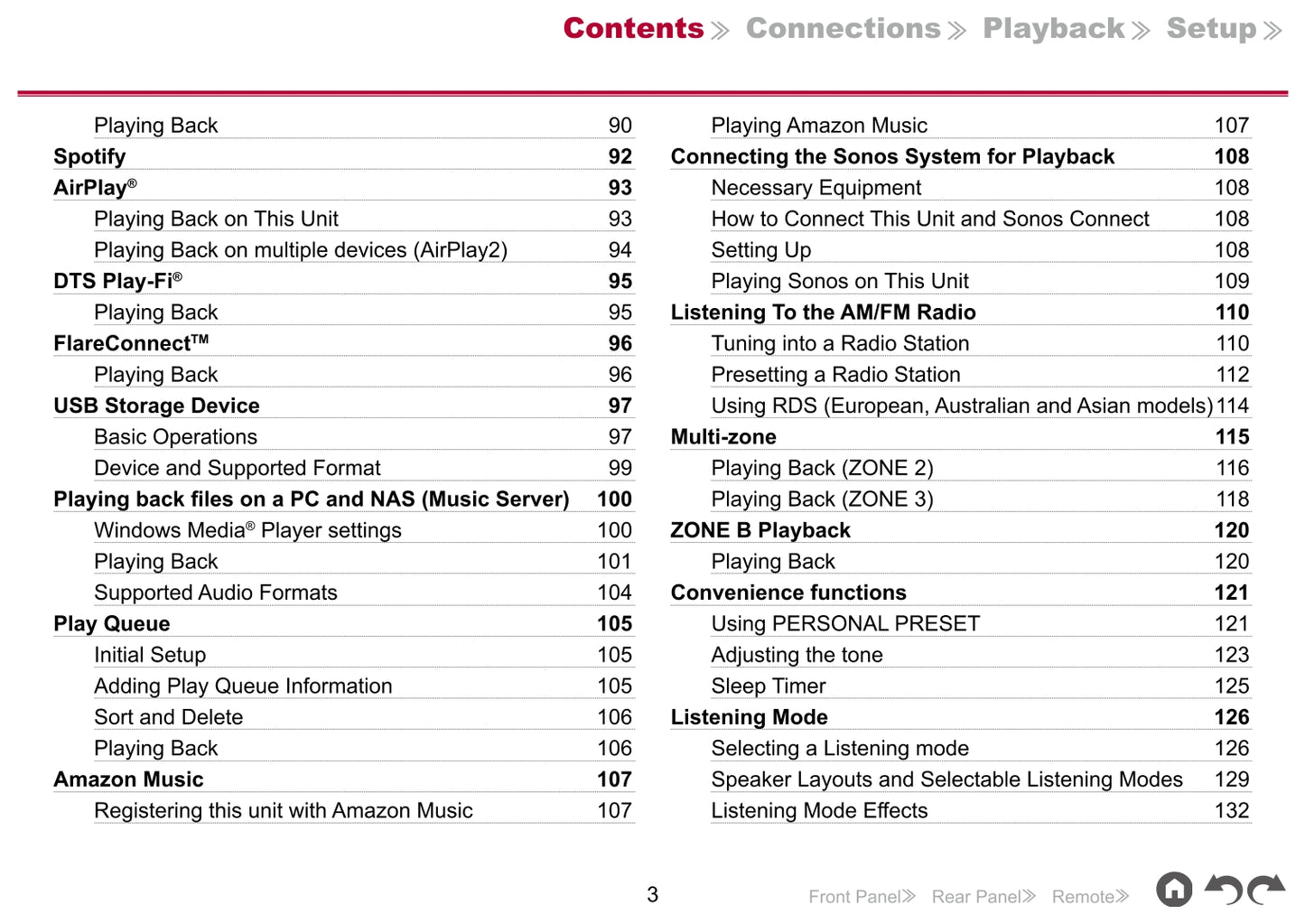 Pioneer VSX-LX504 Receiver Owner/ User Manual (Pages: 203)