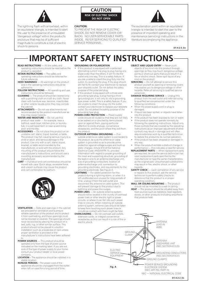 Pioneer VSX1015 TX Audio/Video Receiver Operating Manual