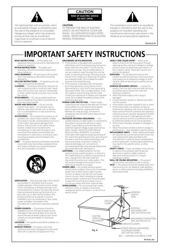 Pioneer VSXD814 VSXD814K VSXD914 Audio/Video Receiver Operating Manual