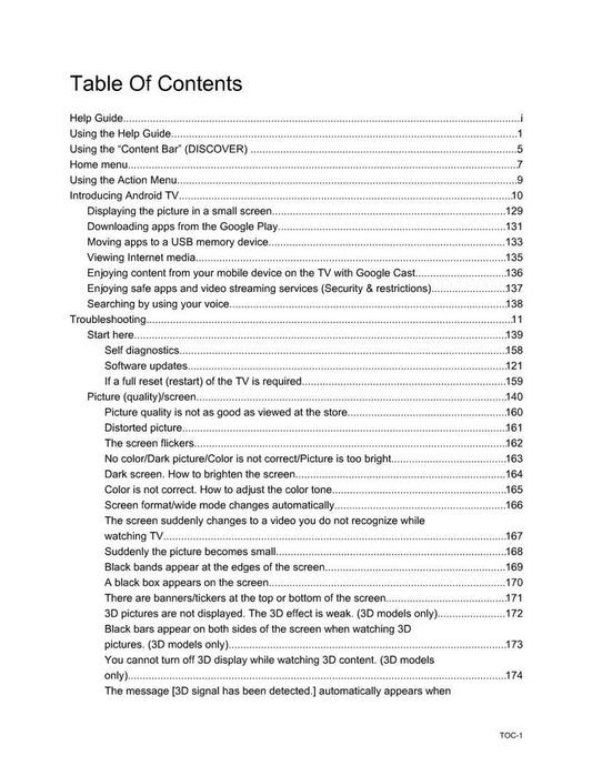 Sony XBR49X700D TV Operating Manual