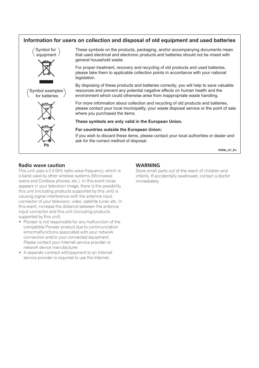 Pioneer X-CM32 BT & X-CM42 CD Player Receiver Owner/ User Manual (Pages: 37)