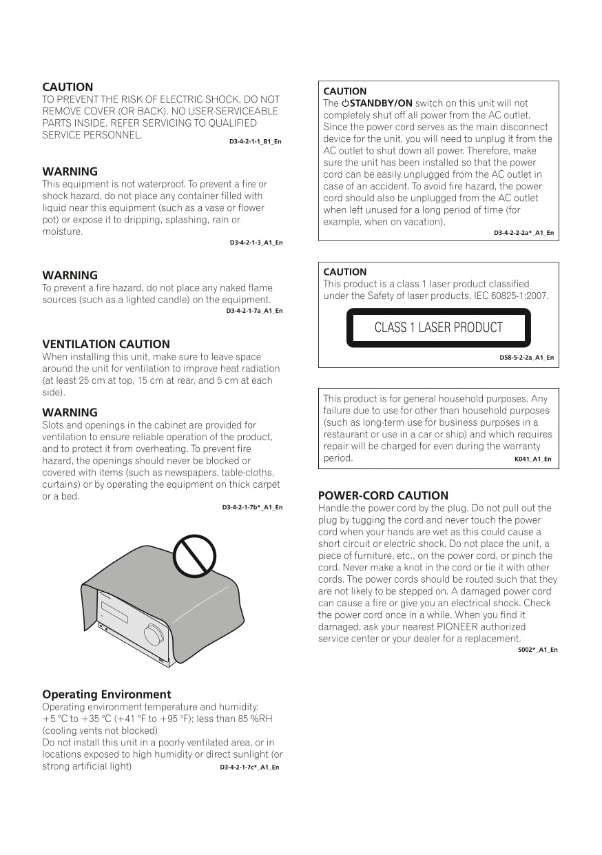Pioneer X-CM52 BT-K & BT-W DVD Player Receiver Owner/ User Manual (Pages: 44)