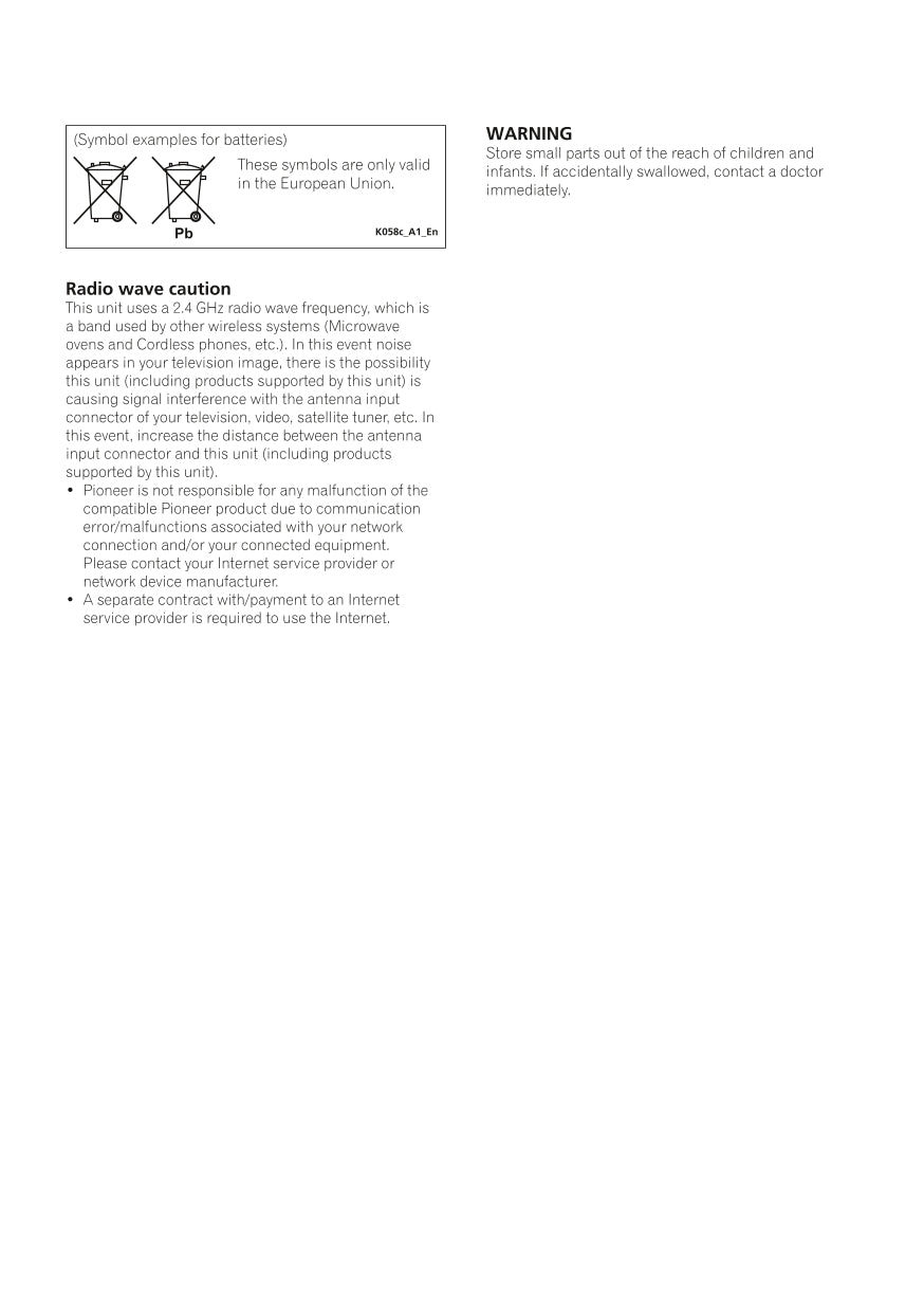 Pioneer X-CM52 BT-K & BT-W DVD Player Receiver Owner/ User Manual (Pages: 44)