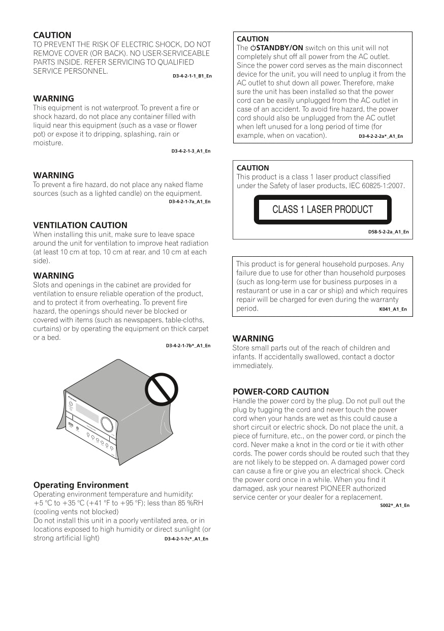Pioneer X-EM12 X-EM22 CD Player Receiver Owner/ User Manual (Pages: 26)