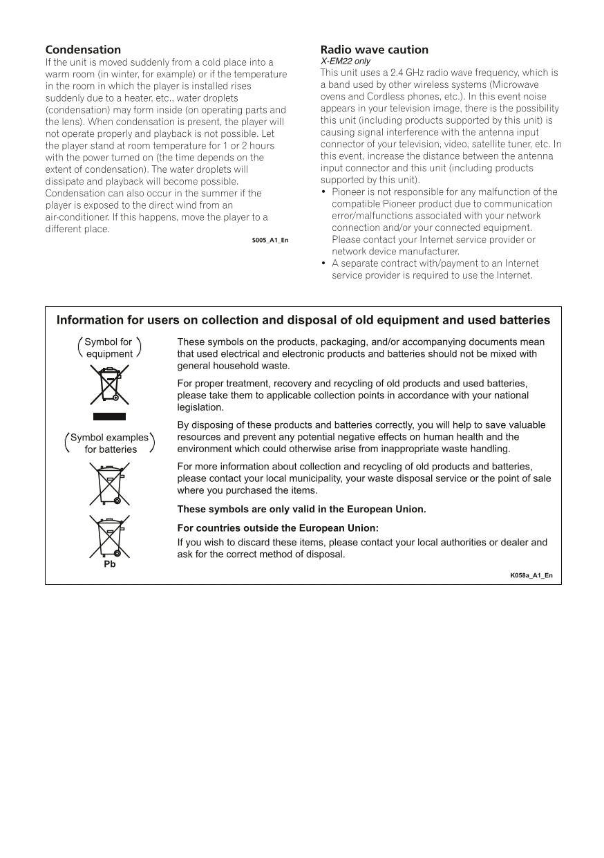 Pioneer X-EM12 X-EM22 CD Player Receiver Owner/ User Manual (Pages: 26)