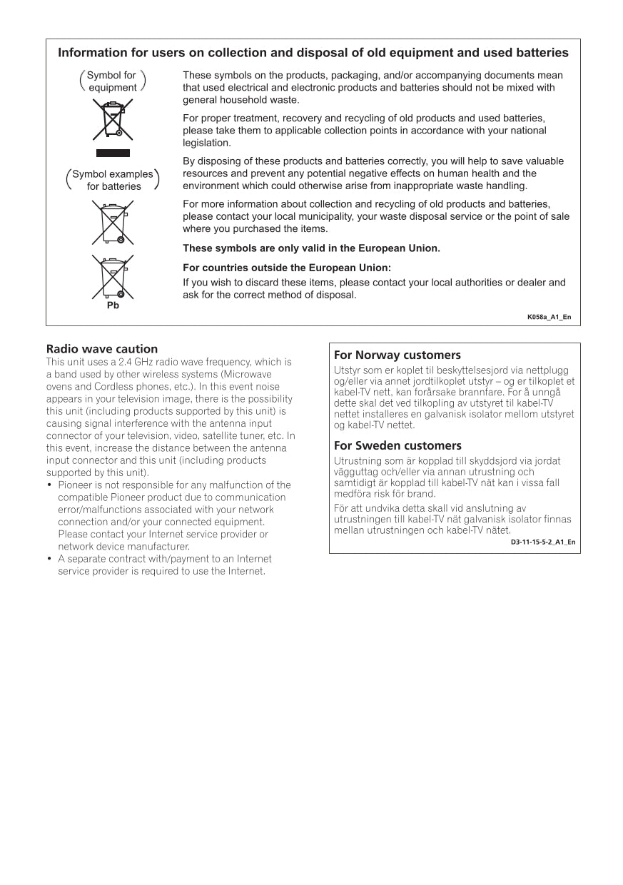 Pioneer X-HM22-K & X-HM22-S CD Player Receiver Owner/ User Manual (Pages: 39)