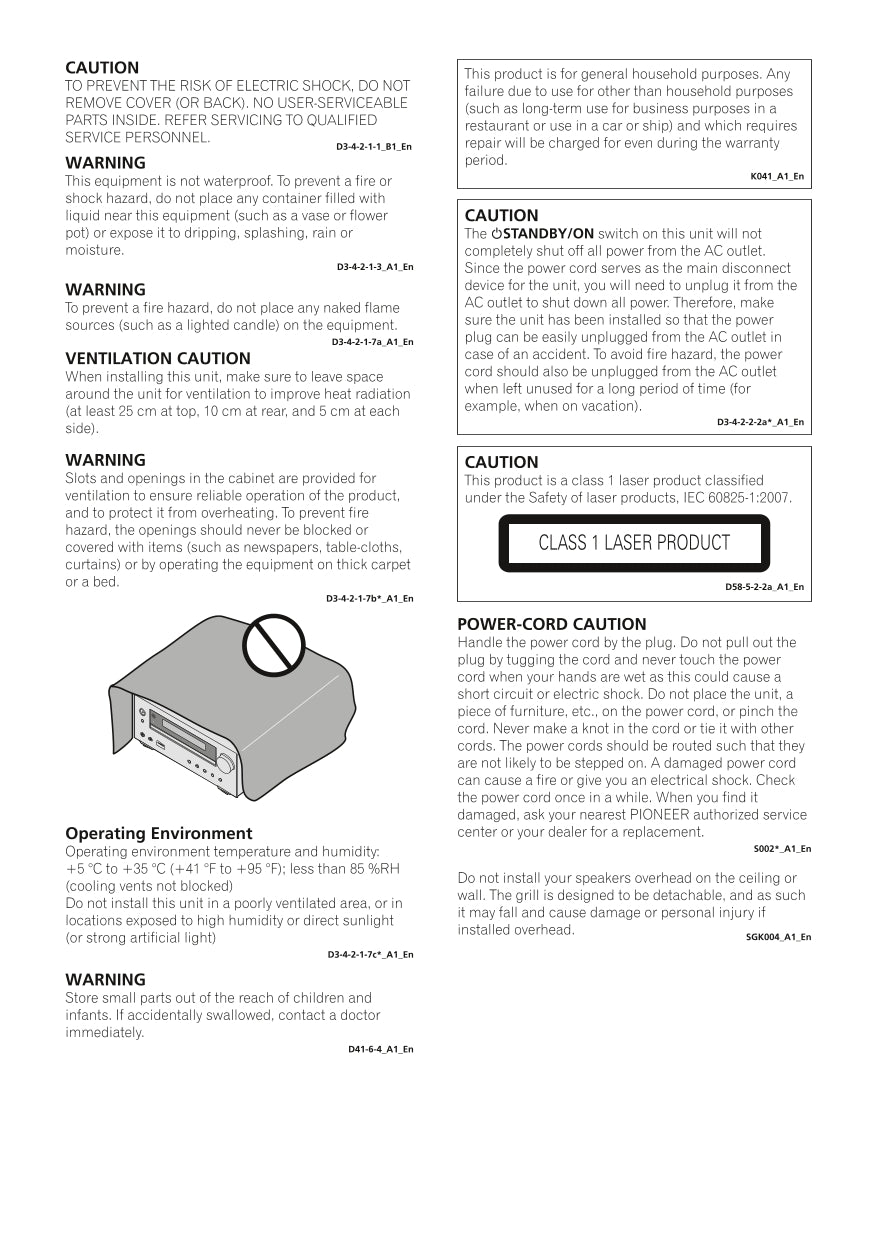 Pioneer X-HM31 DAB-K DVD Player Receiver Owner/ User Manual (Pages: 45)