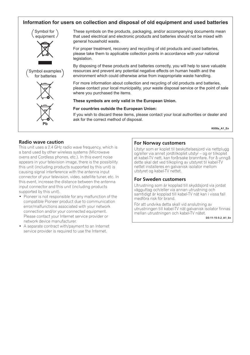 Pioneer X-HM32 V-K & V-S DVD Player Receiver Owner/ User Manual (Pages: 46)