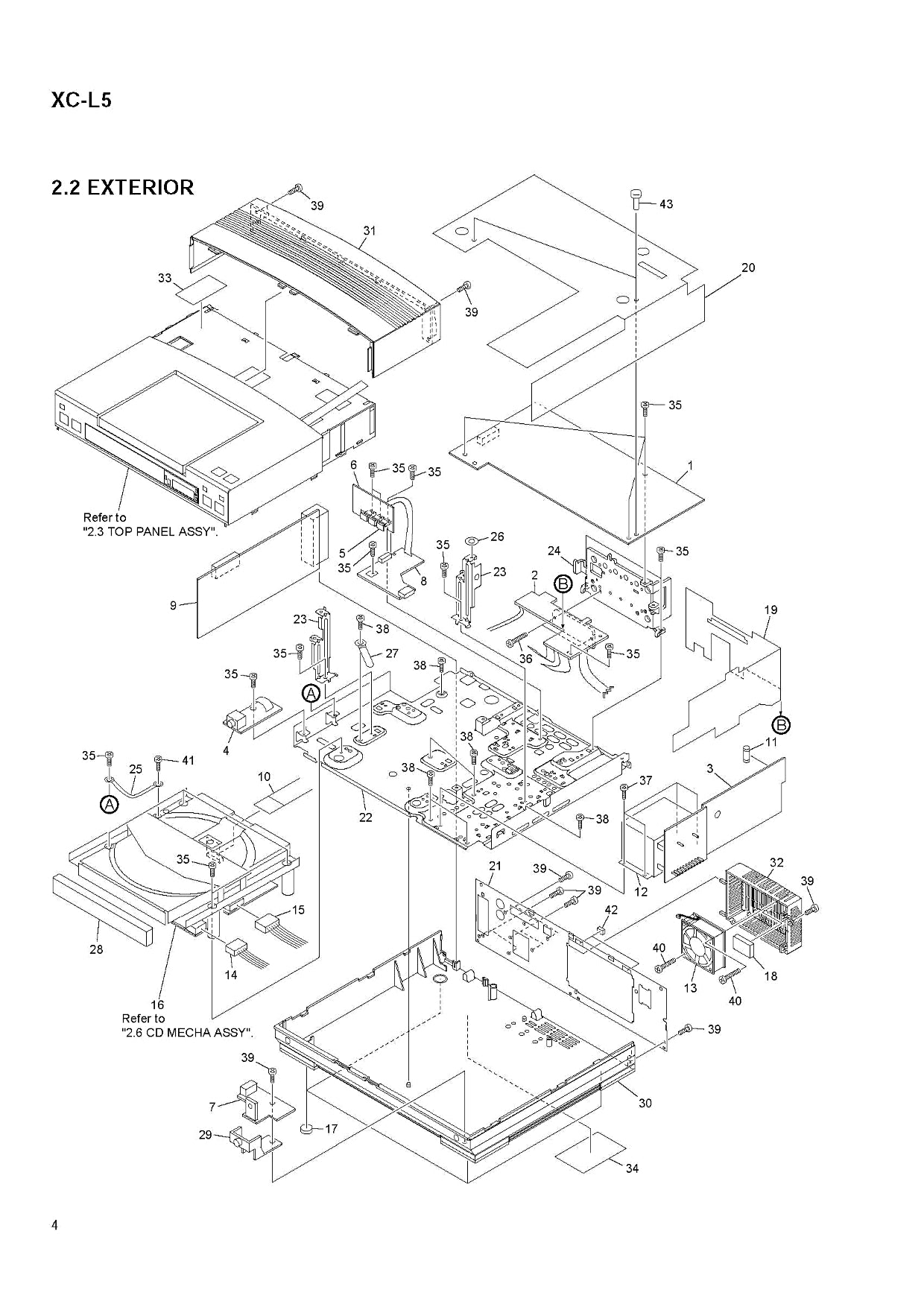Pioneer XC-L5 Stereo CD Receiver Service Manual (Pages: 57)