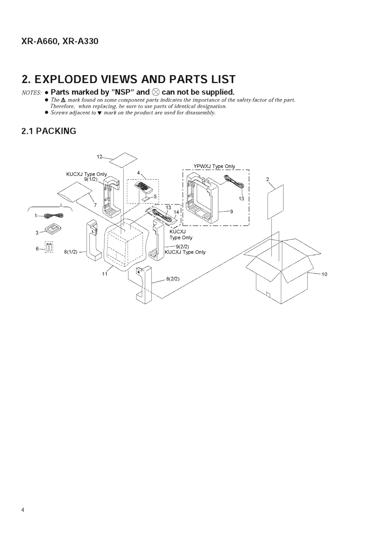 Pioneer XR-A330 & XR-A660 CD Cassette Deck Receiver Service Manual (Pages: 82)