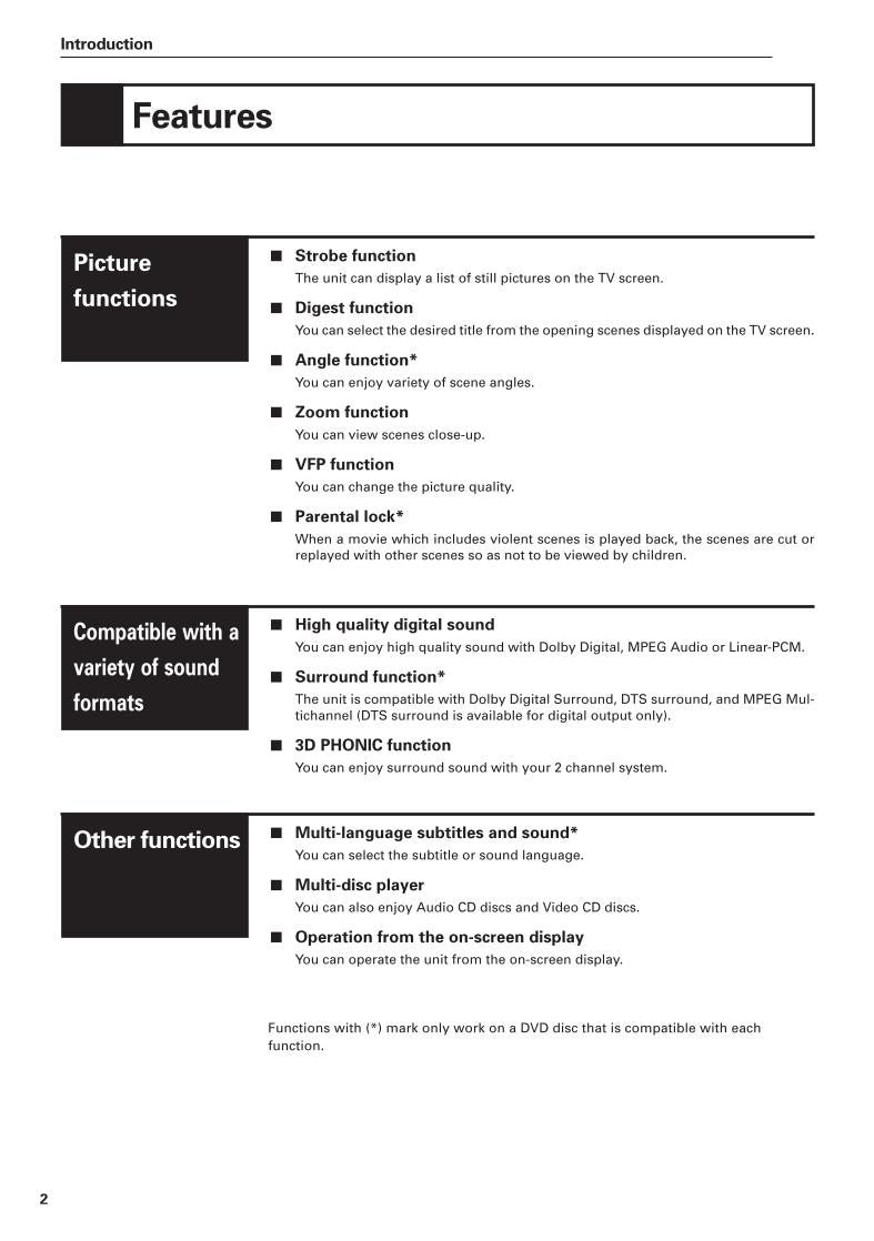 JVC XDVD701B XV501 XV501BK DVD Player Operating Manual
