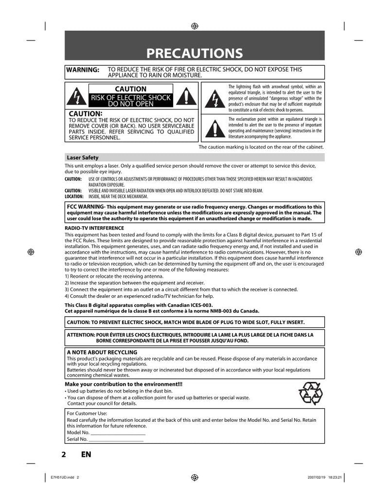 Magnavox ZC350 MS 8 DVD Recorder (DVDR) Operating Manual