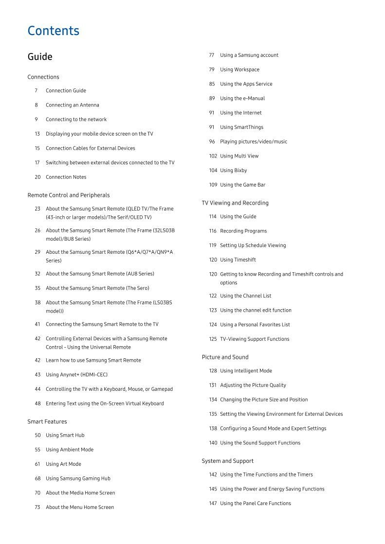 Samsung 55Q60BAFXZA TV Operating Manual