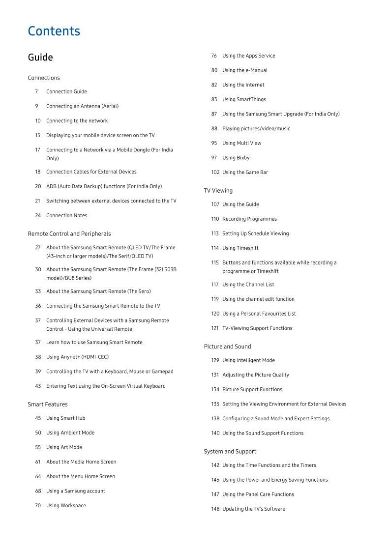 Samsung QA65QN900BKXXS TV Operating Manual