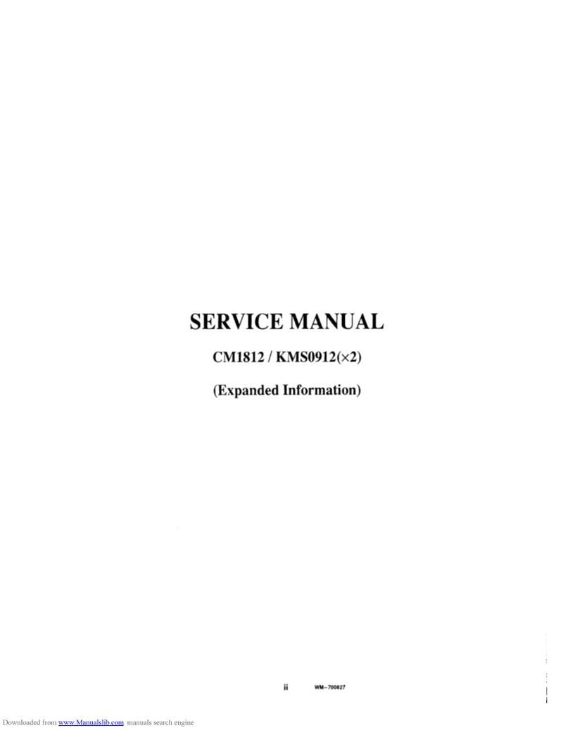 Sanyo KMS0912 Air Conditioner Unit Operating Manual