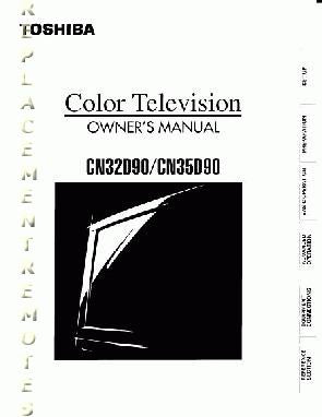 Toshiba CN32D90OM TV Operating Manual