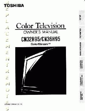 Toshiba CN32H95OM TV Operating Manual