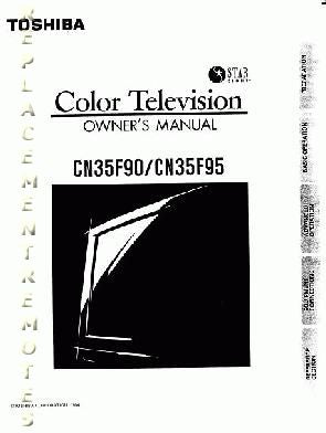 Toshiba CN35F90OM TV Operating Manual