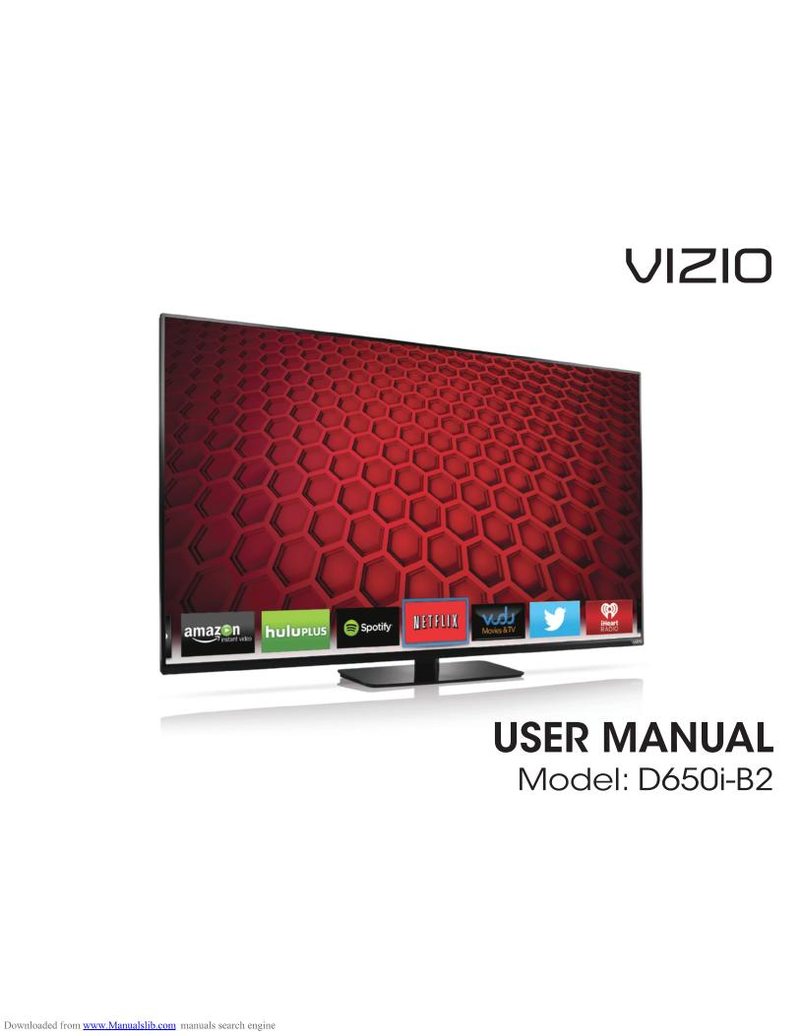 Vizio E550iB2 TV Operating Manual