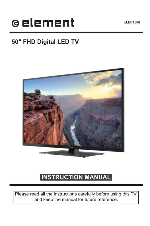 Element ELEFT506 TV Operating Manual