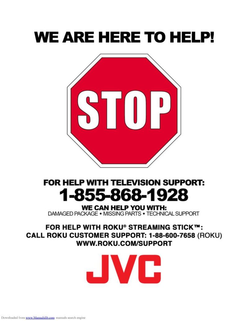 JVC DM65USR TV Operating Manual