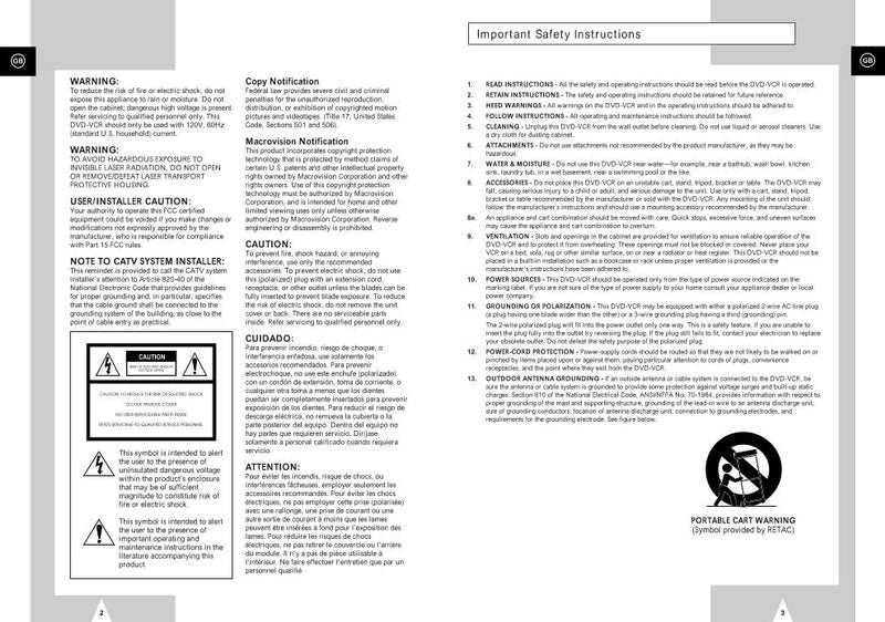 Samsung DVD1000 DVD Player Operating Manual