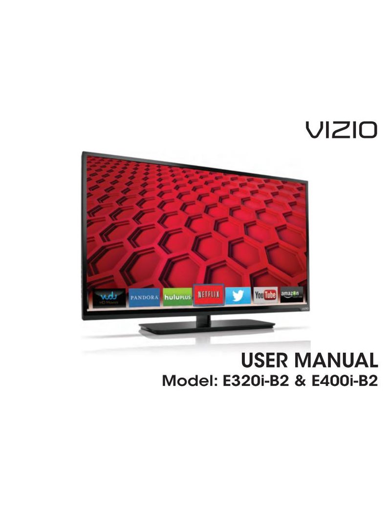 Vizio E400iB2 TV Operating Manual