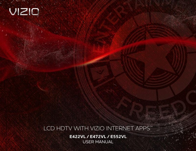 Vizio E422VL TV Operating Manual