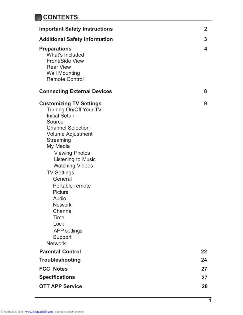 Element ELST4316S TV Operating Manual