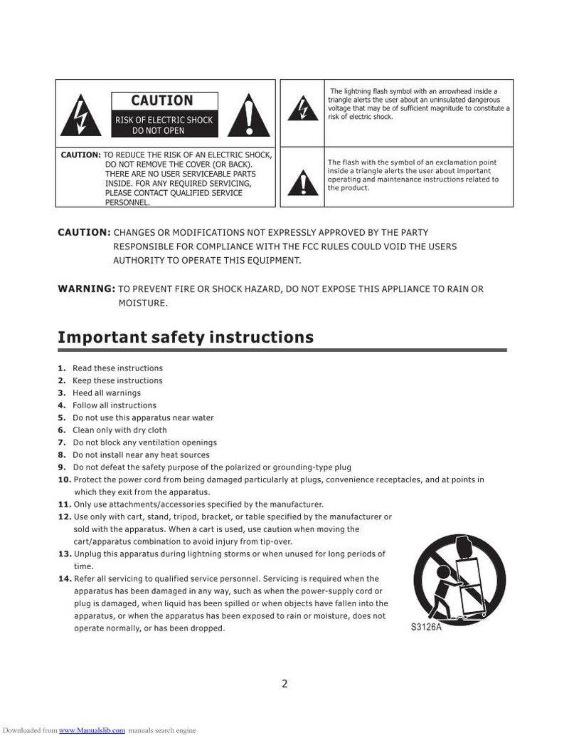 Element ELCHS321 TV Operating Manual