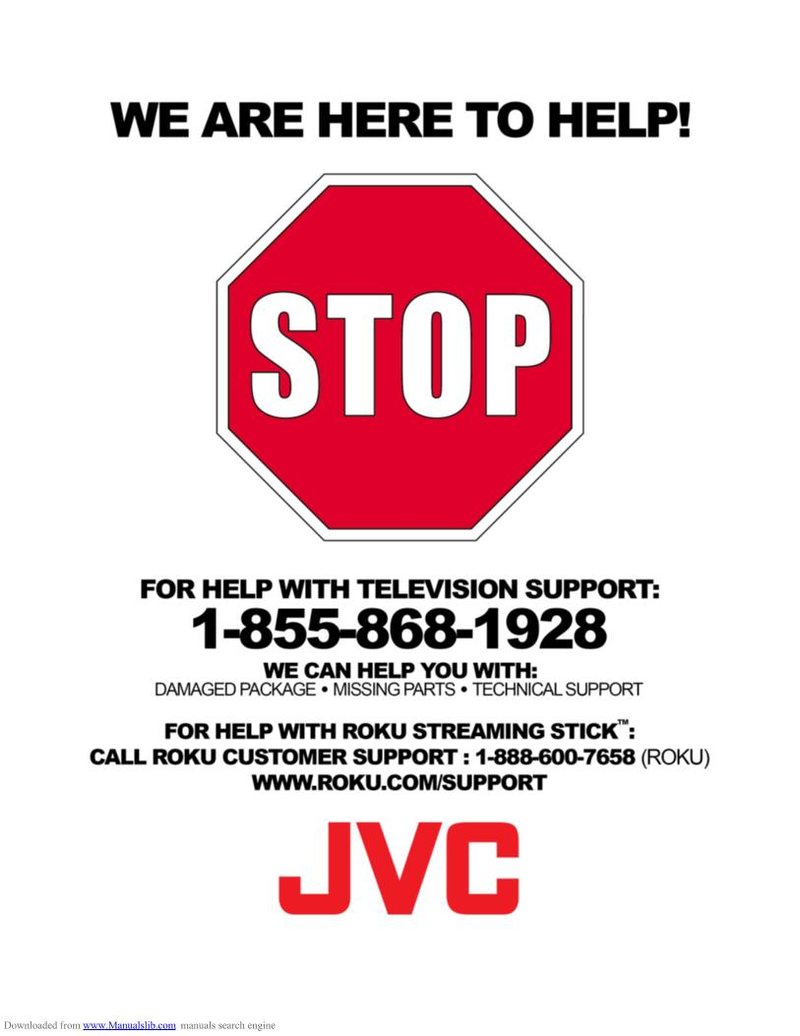 JVC EM48FTR TV Operating Manual