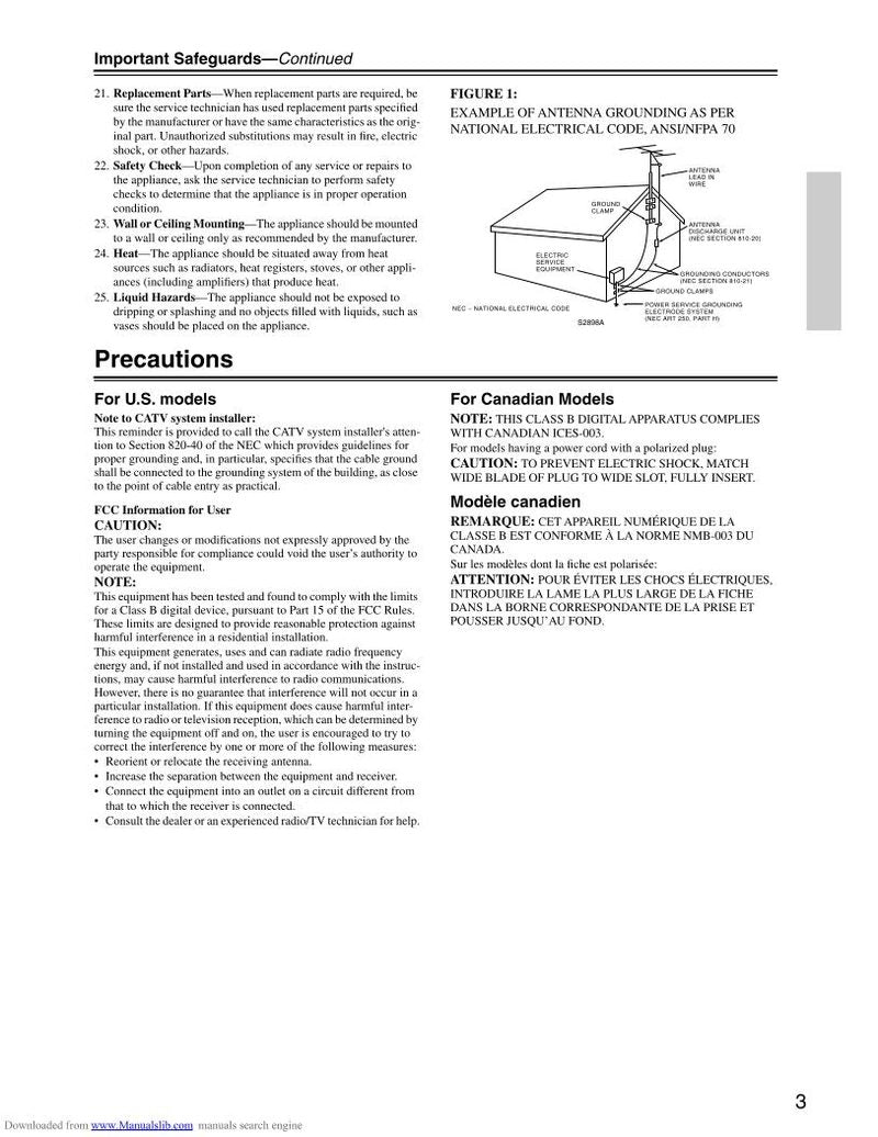 Onkyo HTR510 Audio/Video Receiver Operating Manual