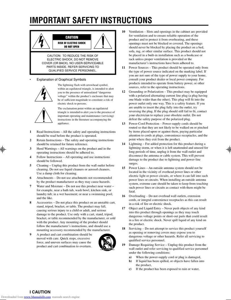 Yamaha HTR5640 HTR5640B HTR5640RDS Audio/Video Receiver Operating Manual