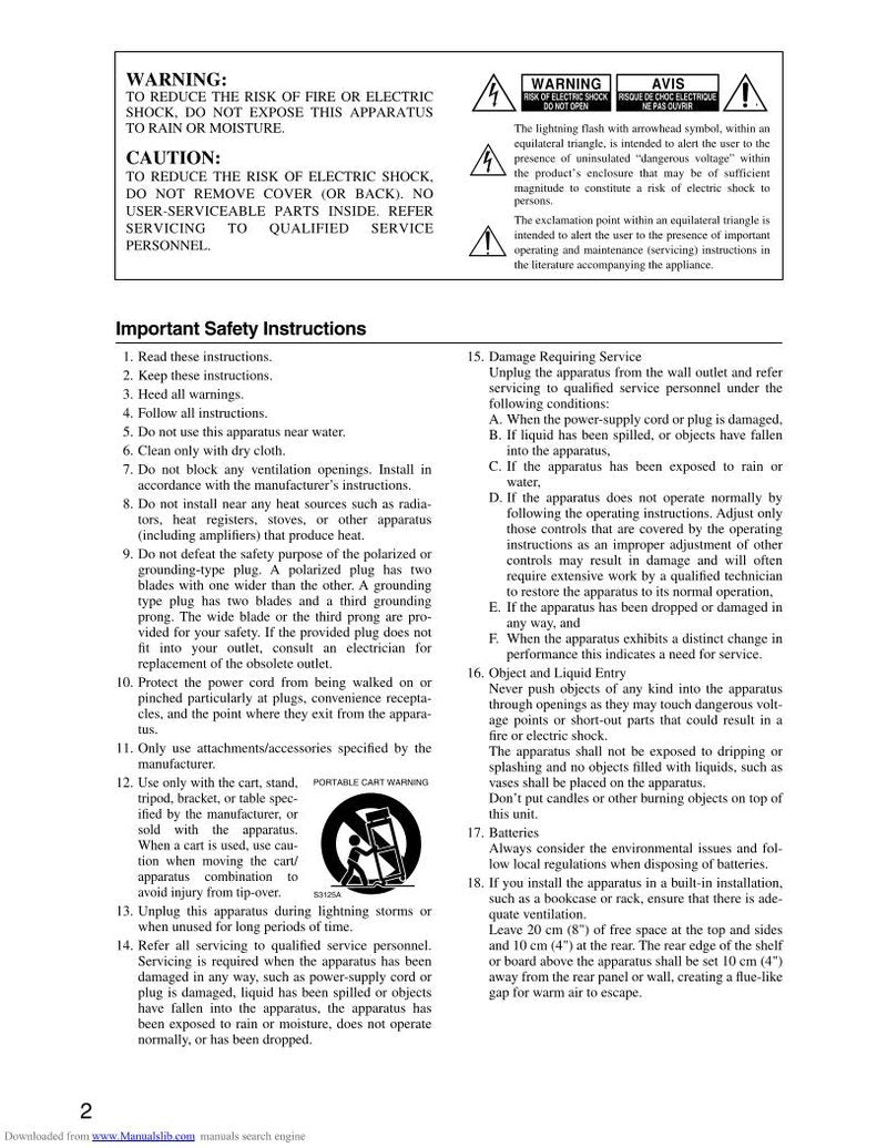 Onkyo HTR540 Audio/Video Receiver Operating Manual