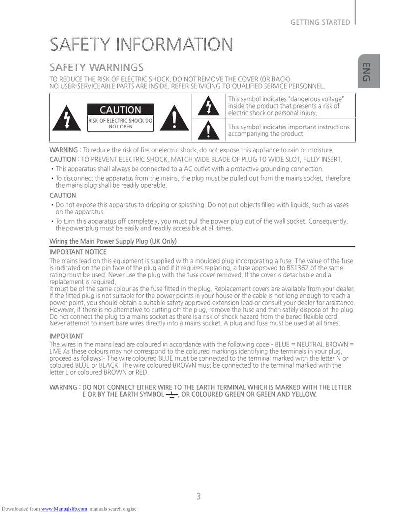 Samsung HWJ8500/ZA Sound Bar System Operating Manual