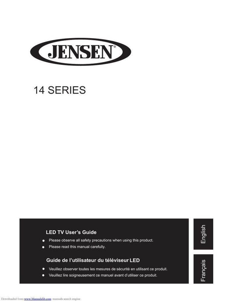 Jensen JE1914 JE1914DVDC JE2414 TV/DVD Combo Operating Manual