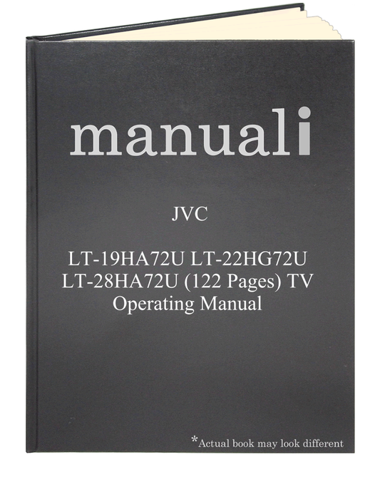 JVC LT-19HA72U LT-22HG72U LT-28HA72U (122 pages) TV Operating Manual