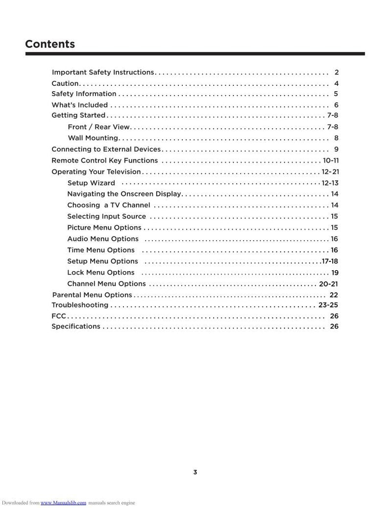 Seiki SEIKI LC32G82 TVOM TV Operating Manual