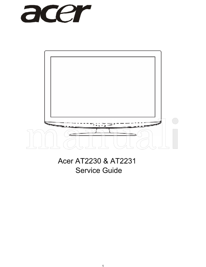 Acer AT2230 AT2231 (60 pages) TV Service Manual