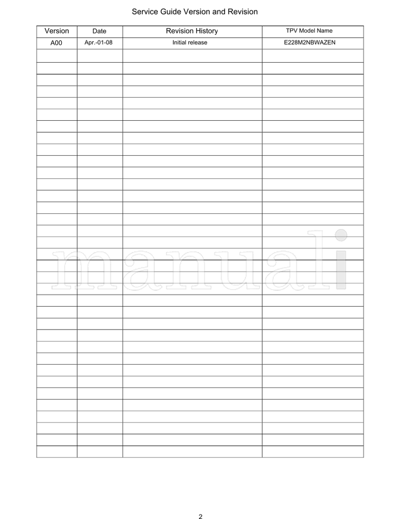 Acer AT2245 AT2246 (75 pages) TV Service Manual