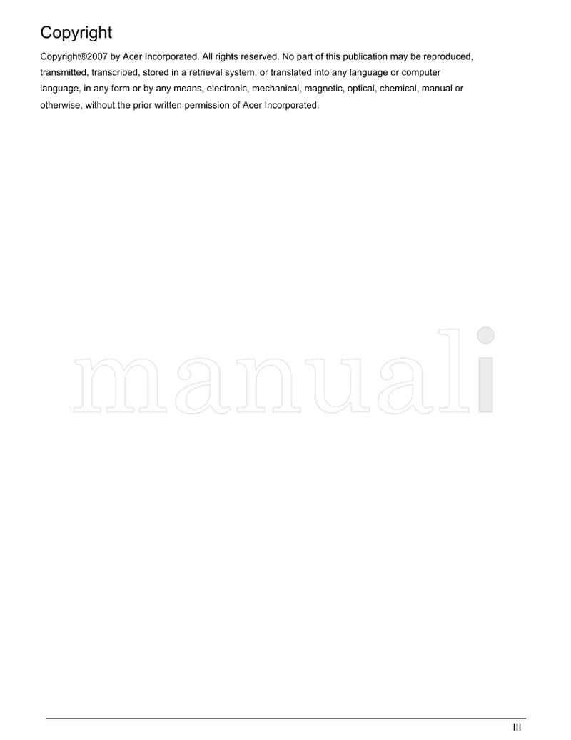 Acer AT4250B (39 pages) TV Service Manual