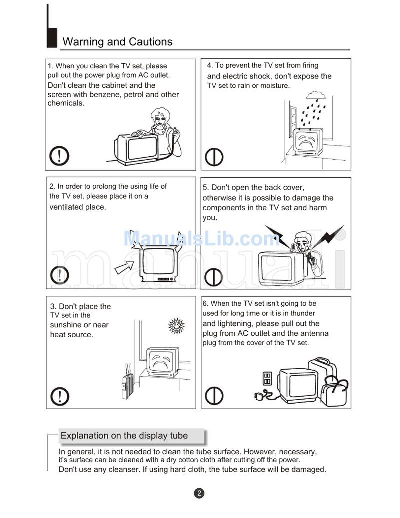 Haier 21F7A (31 pages) TV Operating Manual