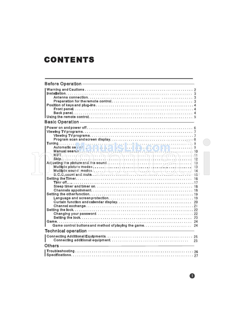 Haier 21F98-CD (29 pages) TV Operating Manual