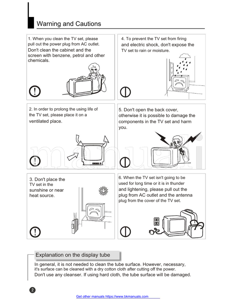 Haier 21F9D 21T9D 21F9K 21FA1 21TA1 21F7A HT-3728 HT-3768 37T6D-T (30 pages) TV Operating Manual